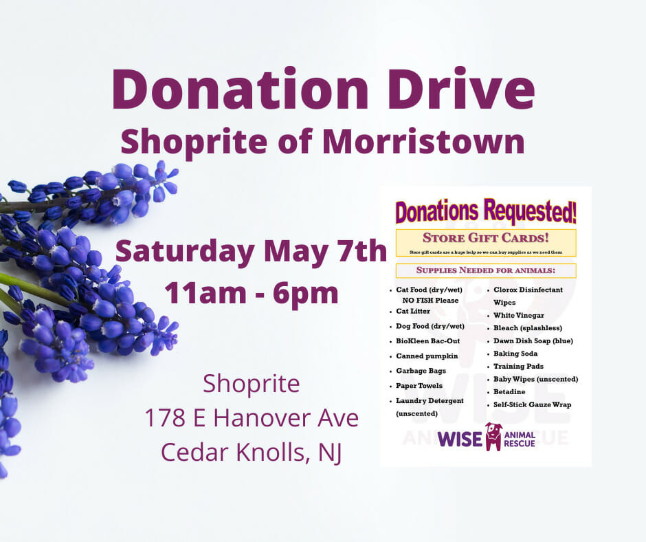 May Donation Drive Morristown