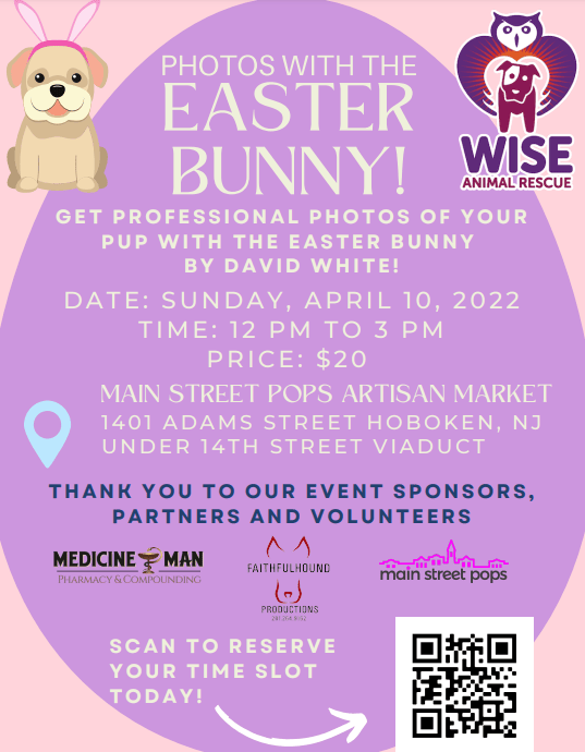 Easter Bunny Fundraiser Wise Animal